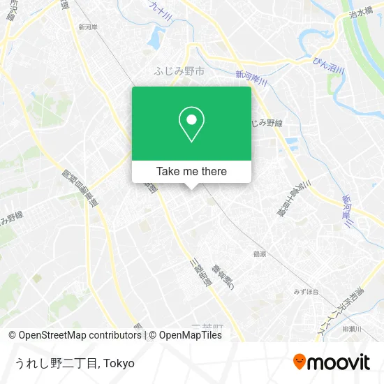 うれし野二丁目 map