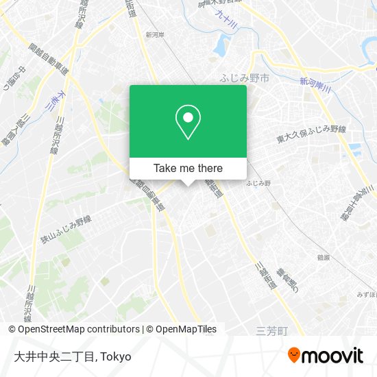 大井中央二丁目 map
