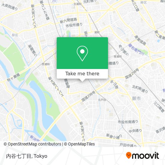 内谷七丁目 map