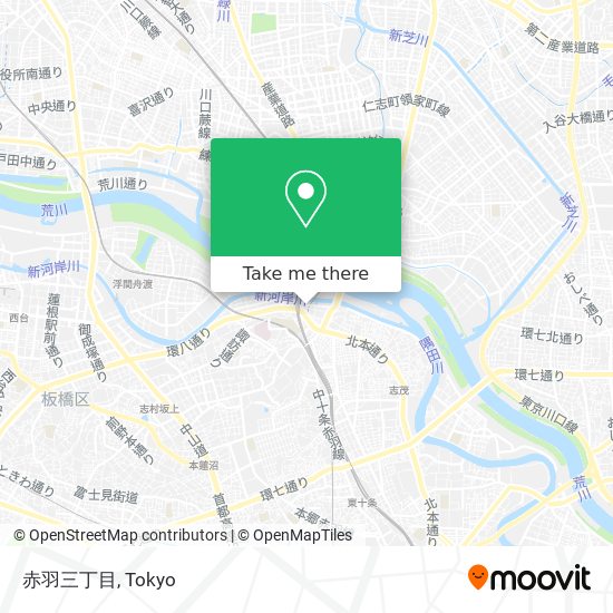 赤羽三丁目 map
