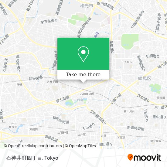 石神井町四丁目 map