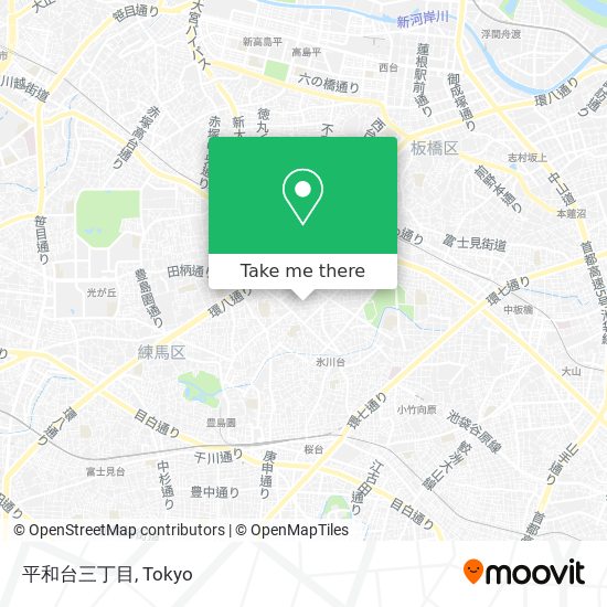 平和台三丁目 map