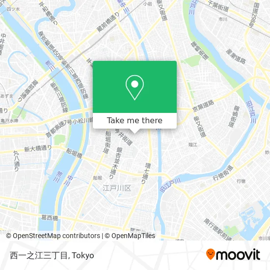 Nishi-Ichinoe 3-chome map