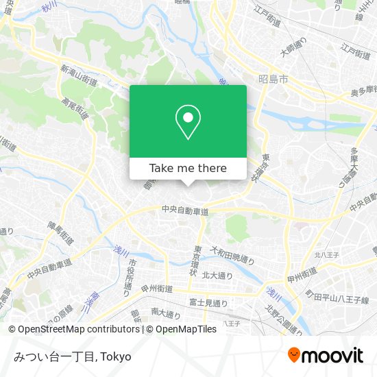 みつい台一丁目 map