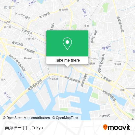南海神一丁目 map