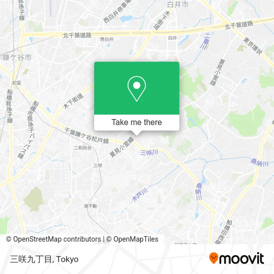 三咲九丁目 map