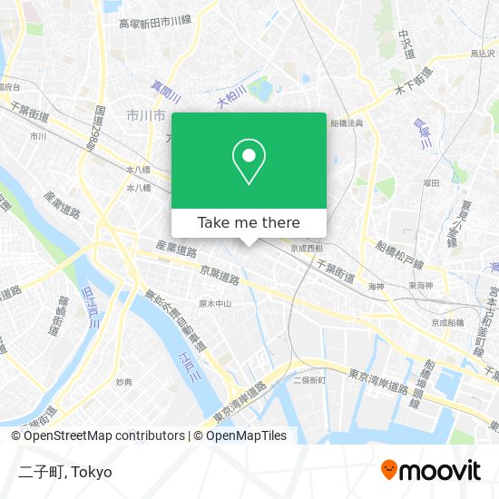 二子町 map