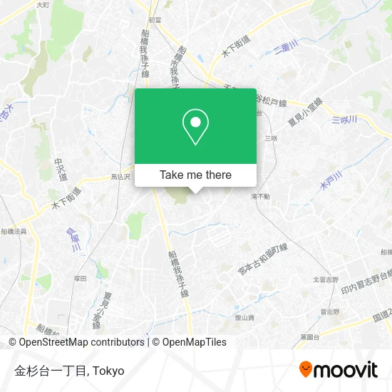 金杉台一丁目 map