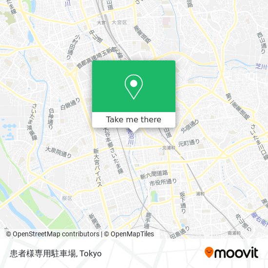 患者様専用駐車場 map