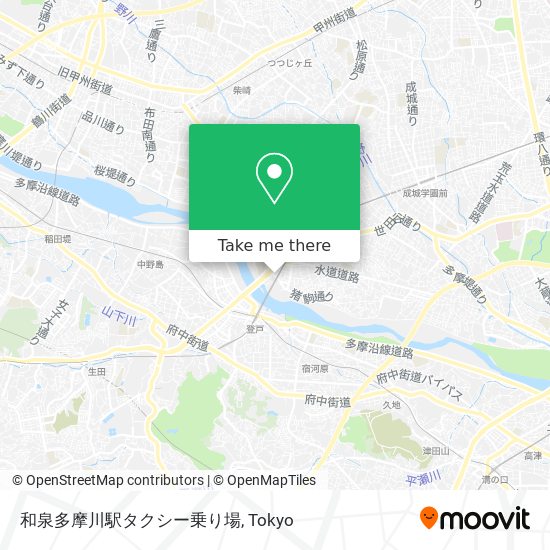和泉多摩川駅タクシー乗り場 map