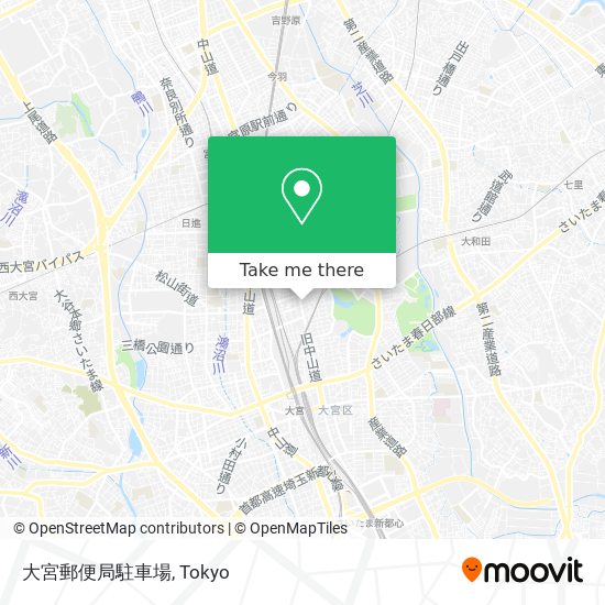 大宮郵便局駐車場 map