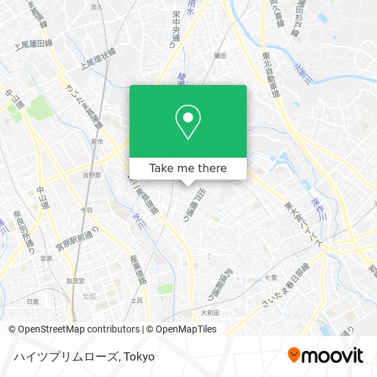 ハイツプリムローズ map