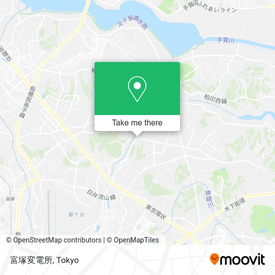 富塚変電所 map