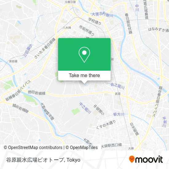 谷原親水広場ビオトープ map