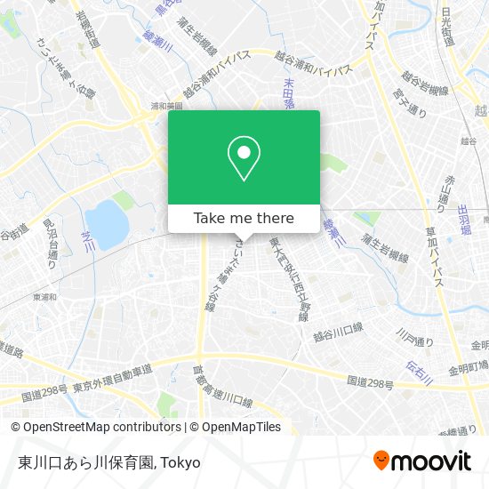 東川口あら川保育園 map