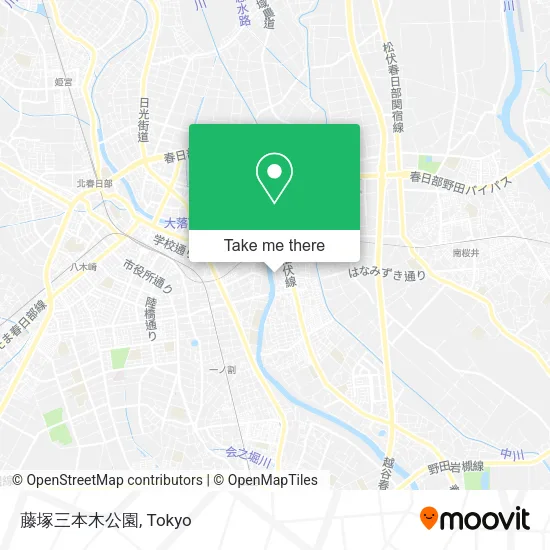 藤塚三本木公園 map
