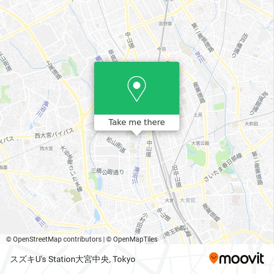 スズキU's Station大宮中央 map