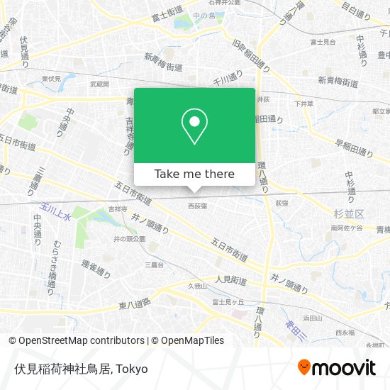 伏見稲荷神社鳥居 map
