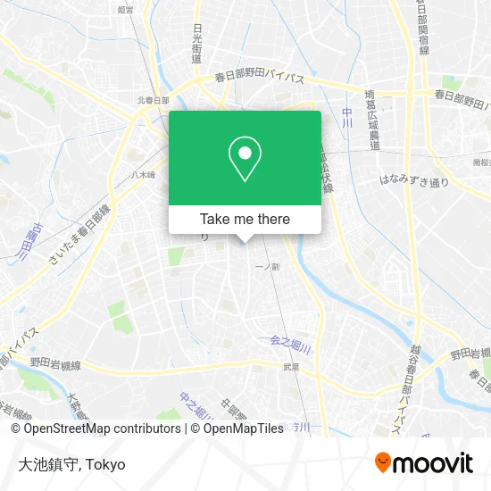 大池鎮守 map