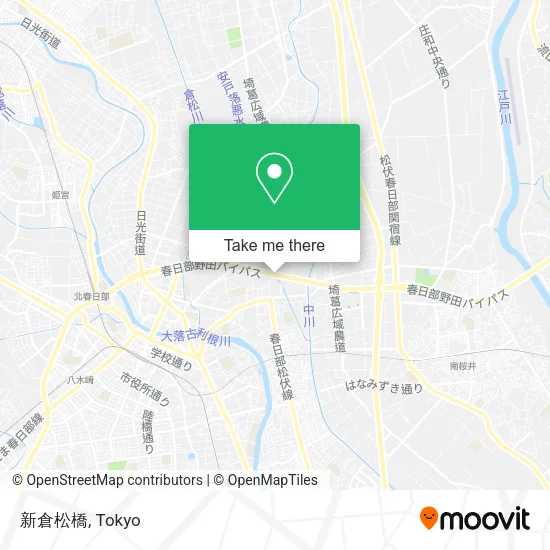 新倉松橋 map