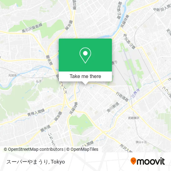 スーパーやまうり map