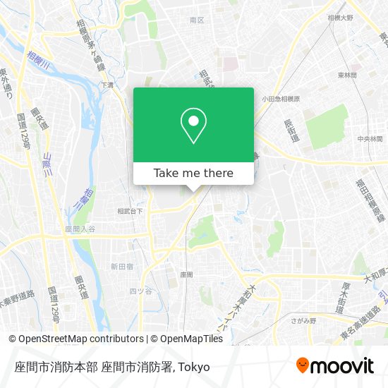 座間市消防本部 座間市消防署 map