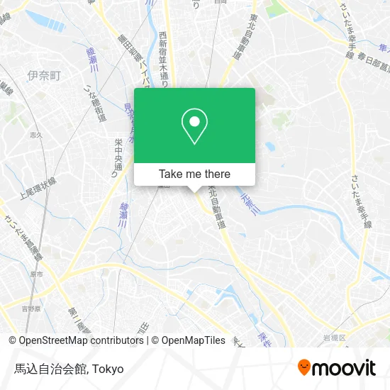 馬込自治会館 map