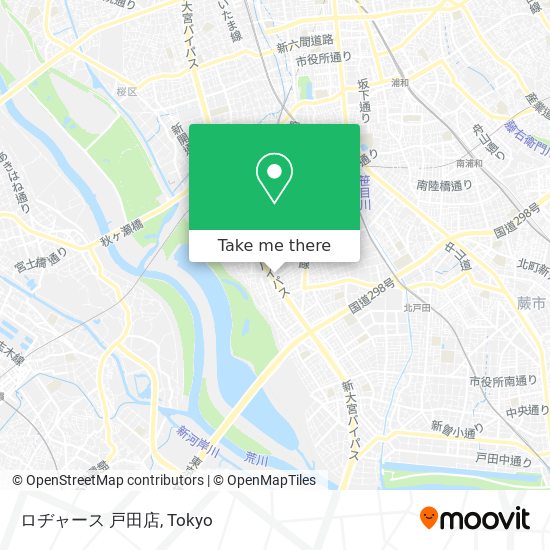 ロヂャース 戸田店 map