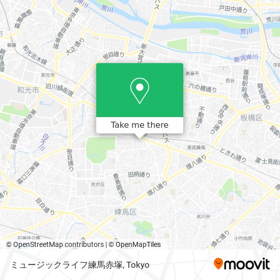 ミュージックライフ練馬赤塚 map