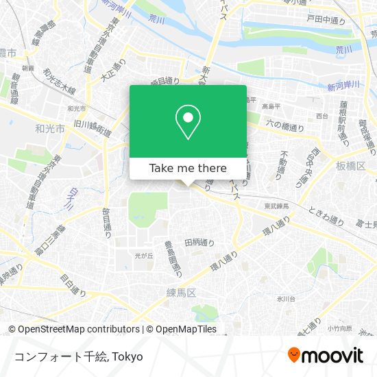 コンフォート千絵 map