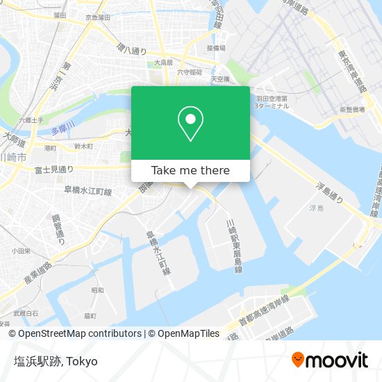 塩浜駅跡 map