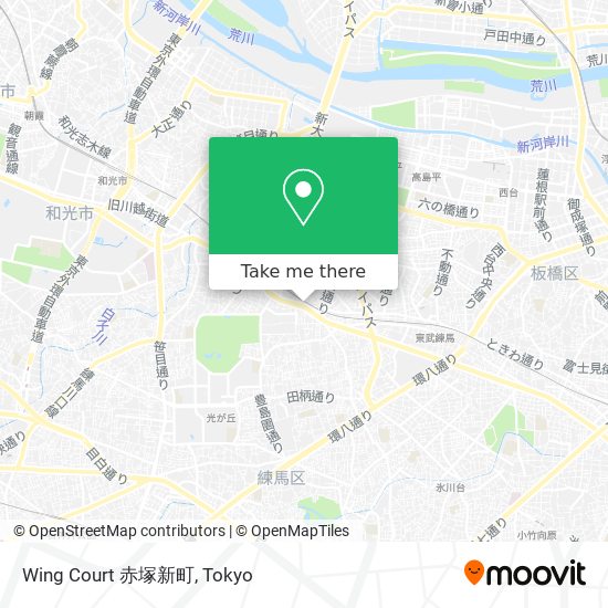 Wing Court 赤塚新町 map