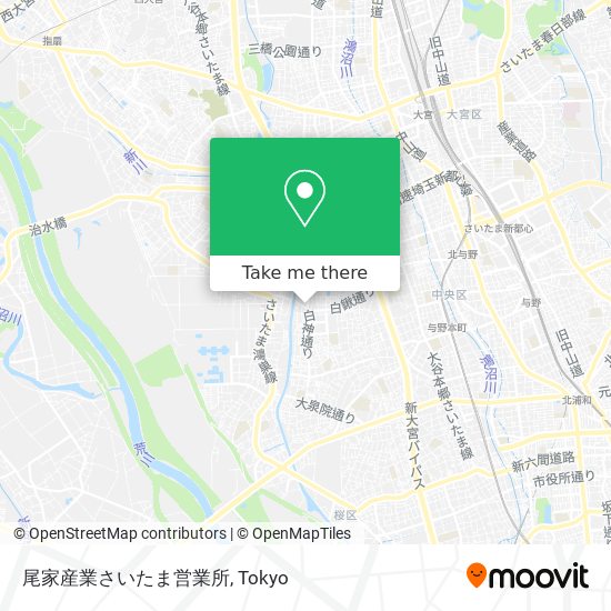 尾家産業さいたま営業所 map