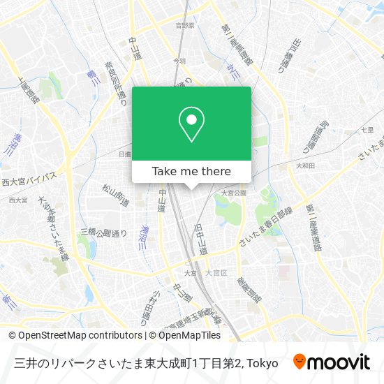 三井のリパークさいたま東大成町1丁目第2 map