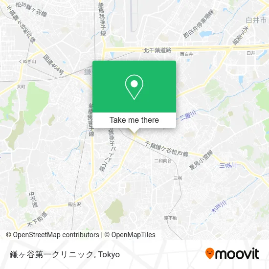 鎌ヶ谷第一クリニック map