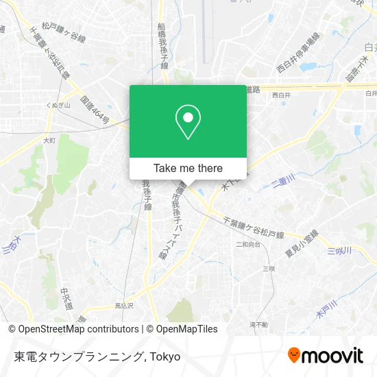 東電タウンプランニング map
