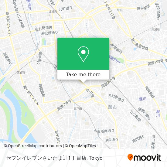 セブンイレブンさいたま辻1丁目店 map