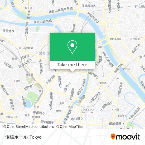 泪橋ホール map