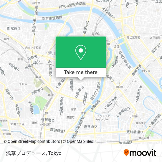 浅草プロデュース map