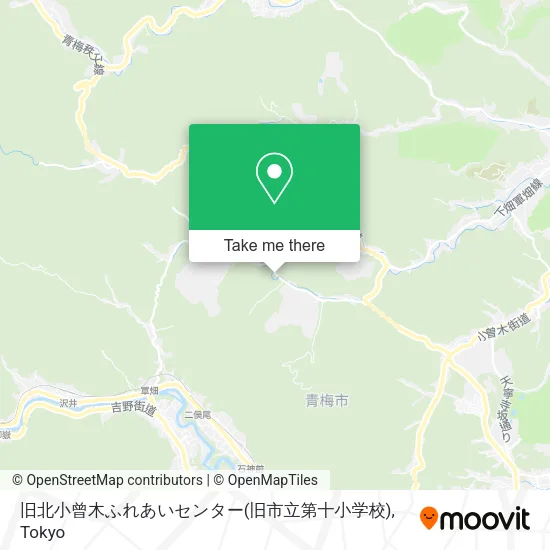 旧北小曾木ふれあいセンター(旧市立第十小学校) map