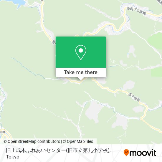 旧上成木ふれあいセンター(旧市立第九小学校) map