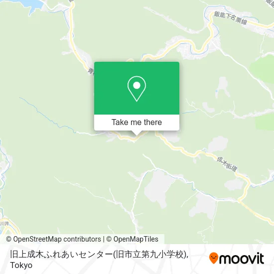 旧上成木ふれあいセンター(旧市立第九小学校) map