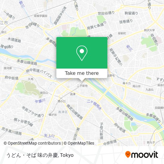 うどん・そば 味の弁慶 map