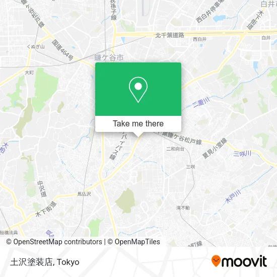 土沢塗装店 map