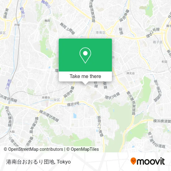 港南台おおるり団地 map