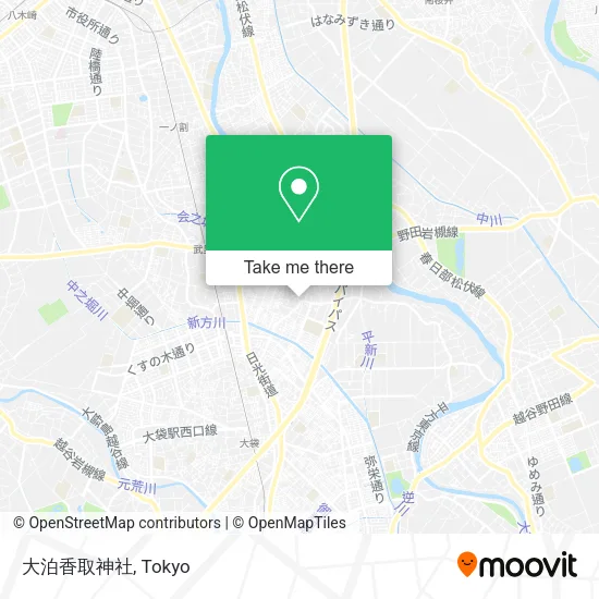 大泊香取神社 map