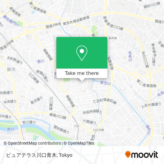 ピュアテラス川口青木 map