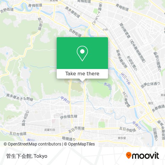 菅生下会館 map