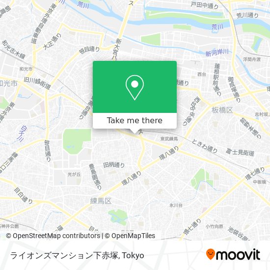 ライオンズマンション下赤塚 map