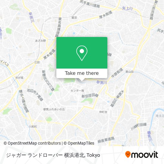 ジャガー ランドローバー 横浜港北 map